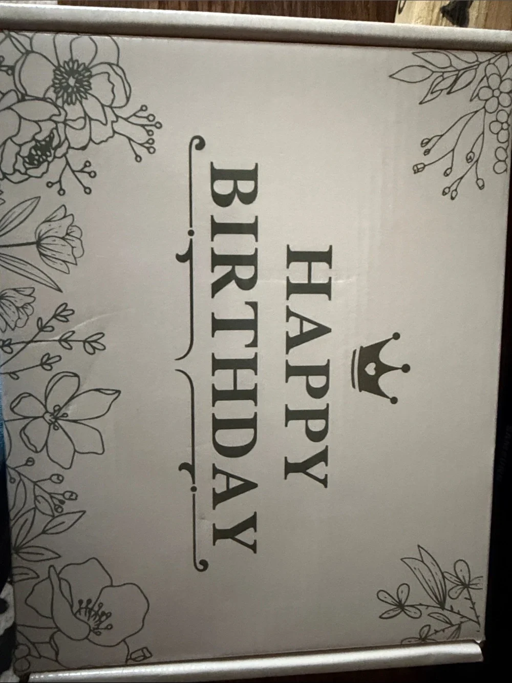 18th Birthday Gift Box with Pink Accents